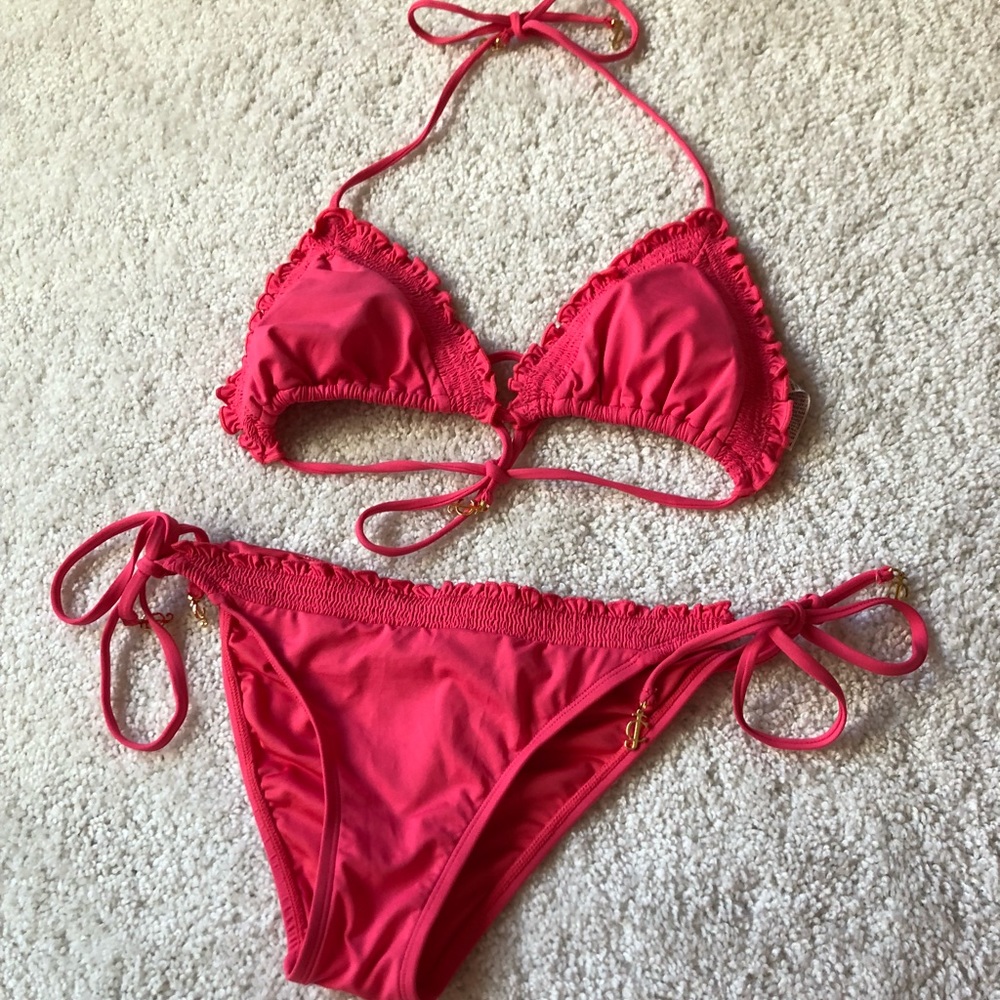NEVER WORN Hot Pink Juicy Couture Swimsuit